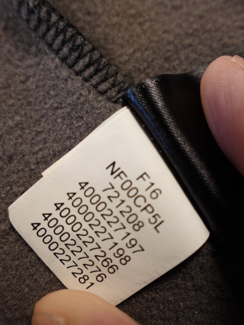 The North Face Cinder 200 Weight Fleece Jacket Women’s XL Charcoal Gray Full Zip - Picture 12 of 14